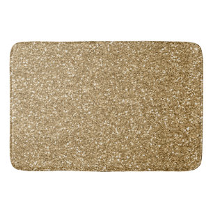 Tapis De Bain Parties scintillant Gold Glitz Glam Sparkle