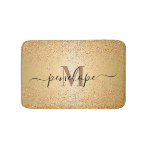 Tapis De Bain Parties scintillant or