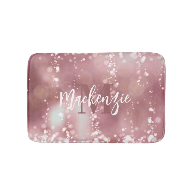 Tapis De Bain Parties scintillant or rose (Devant)