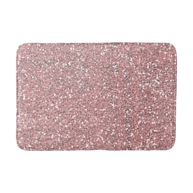 Tapis De Bain Parties scintillant rose Rose or brillant brillant (Devant)
