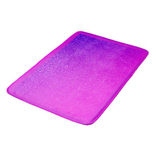 Tapis De Bain Parties scintillant violet rose chaud étincelant
