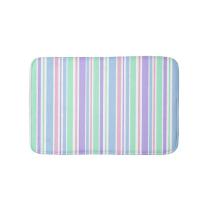 Tapis De Bain Pastel Stripes Mat