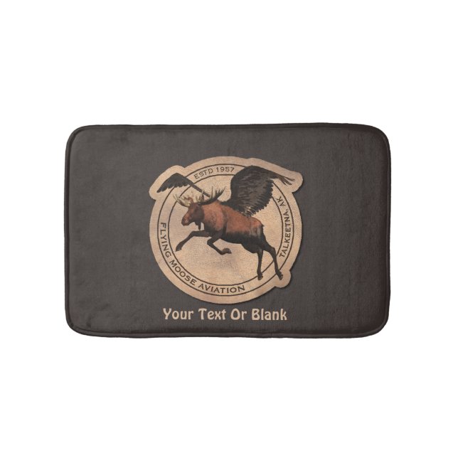Tapis De Bain Patch Flying Moose Aviation (Devant)