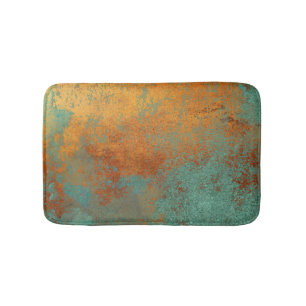 Tapis De Bain Patina métallique riche en cuivre