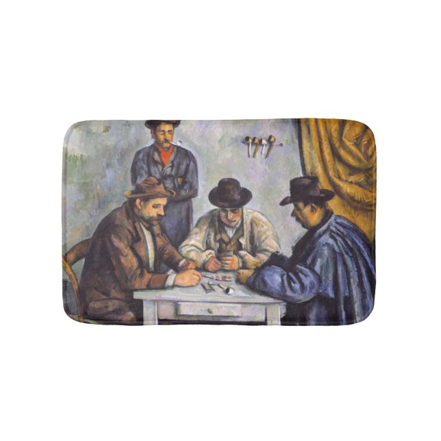 Tapis De Bain Paul Cezanne - Les Joueurs De Cartes (Devant)