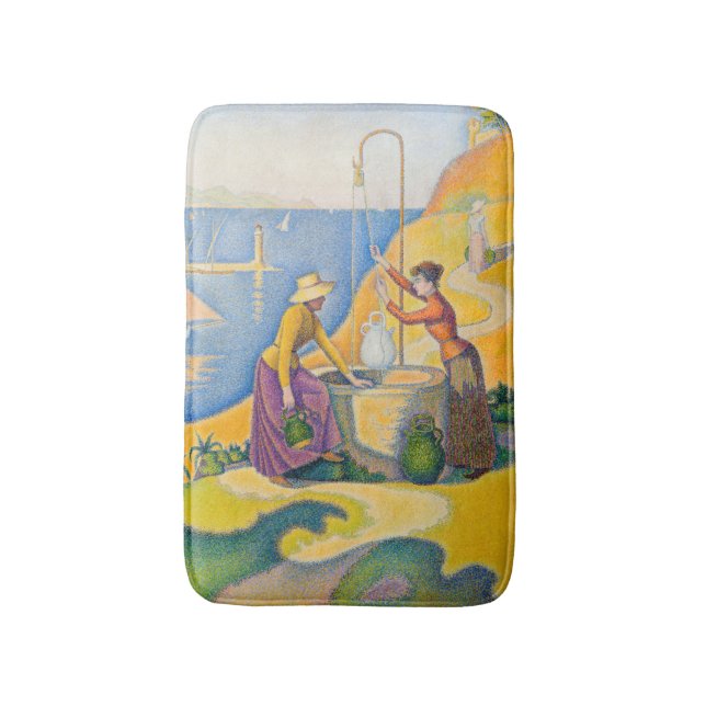 Tapis De Bain Paul Signac - Femmes dans le puits (Devant (Vertical))