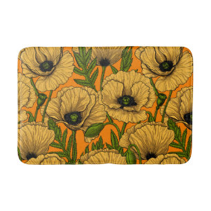 Tapis De Bain Pavot jaune