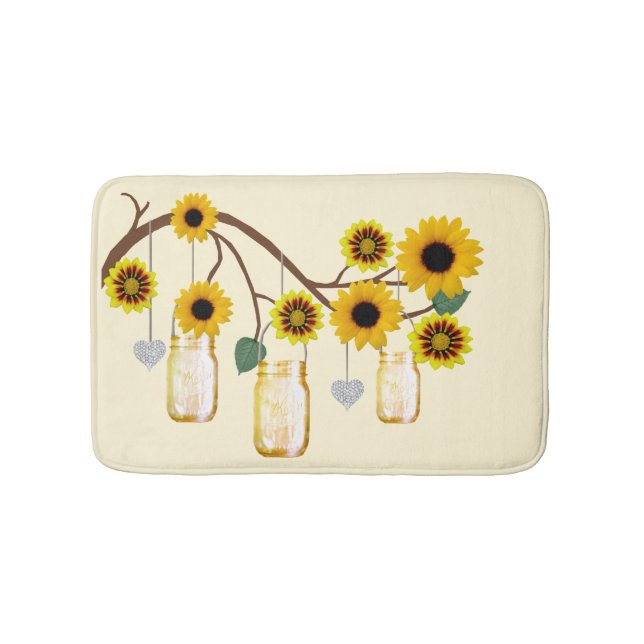 Tapis De Bain Pays Russe Mason Jaune Jarres Bain Mat (Devant)