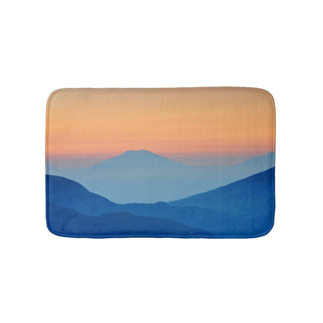 Tapis De Bain Paysage Abstrait de Sunset Mountain (Devant)