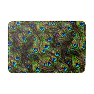 Tapis De Bain Peacock Plumes Invasion Bathmat