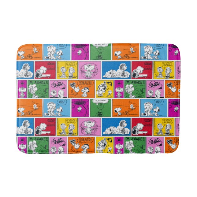 Tapis De Bain PEANUTS | Classic Comic Motif (Devant)