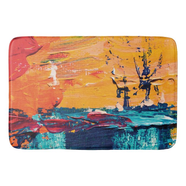 Tapis De Bain Peinture Artistique Design moderne (Devant)