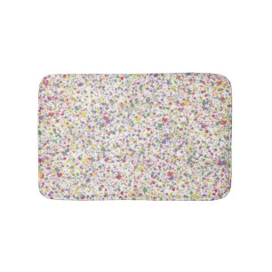 Tapis De Bain Peinture colorée pour coeur, Abstraite