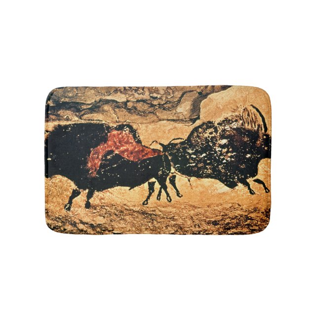 Tapis De Bain Peinture de roche du bison, c.17000 AVANT JÉSUS (Devant)