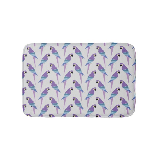 Tapis De Bain Perroquets pourpres (Devant)