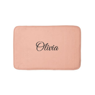 Tapis de bain personnalisé Trend Color Soft Peach