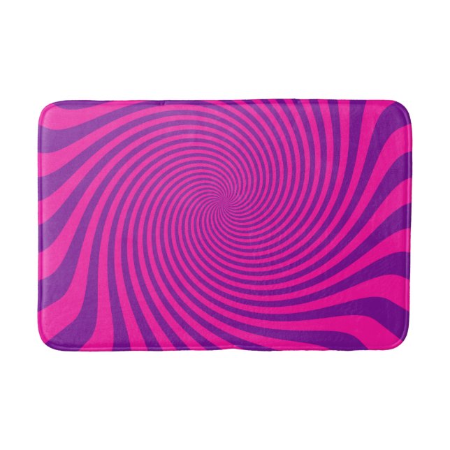 Tapis De Bain Personnaliser de conception Extraordinaire Fuchsia (Devant)