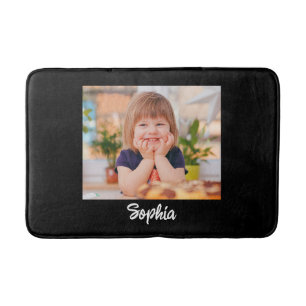 Tapis De Bain Personnaliser la photo et le nom de l'enfant, Mat