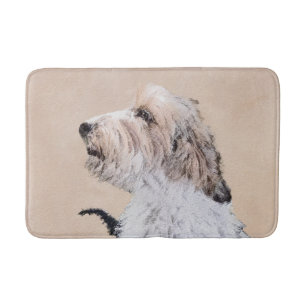 Tapis De Bain Petit Basset Griffon Vendéen Peinture - Chien Art