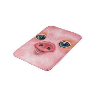 Tapis De Bain Petit Bébé Piglet Mat - Smile