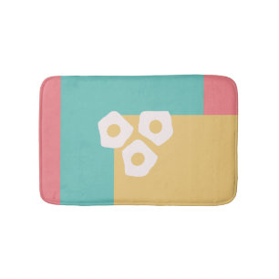 Tapis De Bain Petit déjeuner coloré aux œufs frits