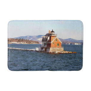 Tapis De Bain Phare de brise-lames de Rockland, Maine