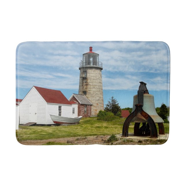 Tapis De Bain Phare d'île de Monhegan, Maine (Devant)