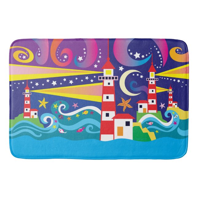 Tapis De Bain Phares célestes (Devant)