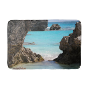 Tapis De Bain Photo de Tropical Island Coast & Sea