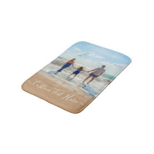 Tapis De Bain Photo et texte personnalisés - Votre propre design