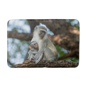 Tapis De Bain Photographie de faune de singe vervet
