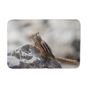 Tapis De Bain Photographie de faune sauvage de Tamia brun