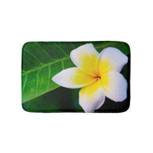 Tapis De Bain Photographie de fleurs de plumeria