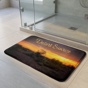 Tapis De Bain Photographie de paysage de lever de soleil dans le