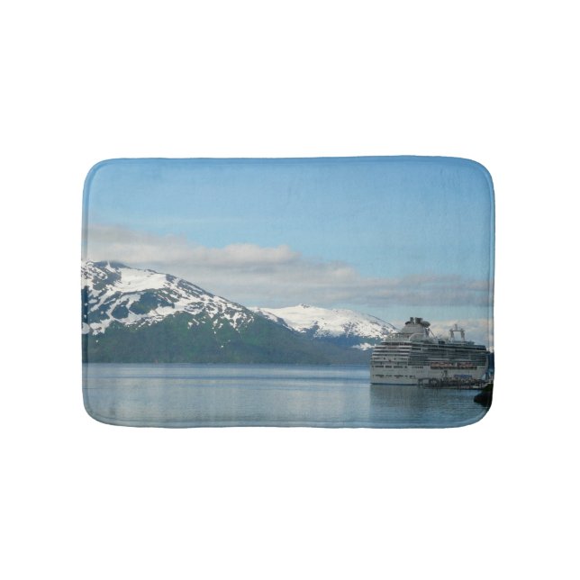 Tapis De Bain Photographie de voyage de croisière en Alaska (Devant)