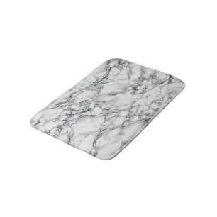 Tapis De Bain Pierre Marbre blanc branchée