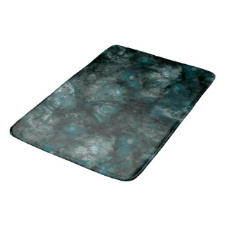 Tapis De Bain Pierre verte turquoise abstraite
