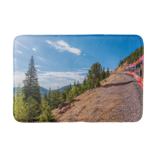 Tapis De Bain Pikes Peak Train Ride Bath Mat