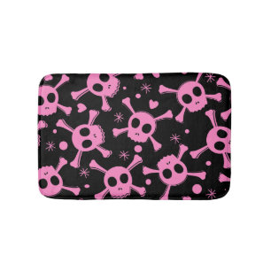 Tapis De Bain Pirate Skull : Girlish Hearts Motif
