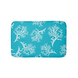 Tapis De Bain PixDezines couleur corail/do-it-yourself arrière -