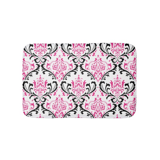Tapis De Bain PixDezines rossi damask/do-it-yourself arrière - p (Devant)