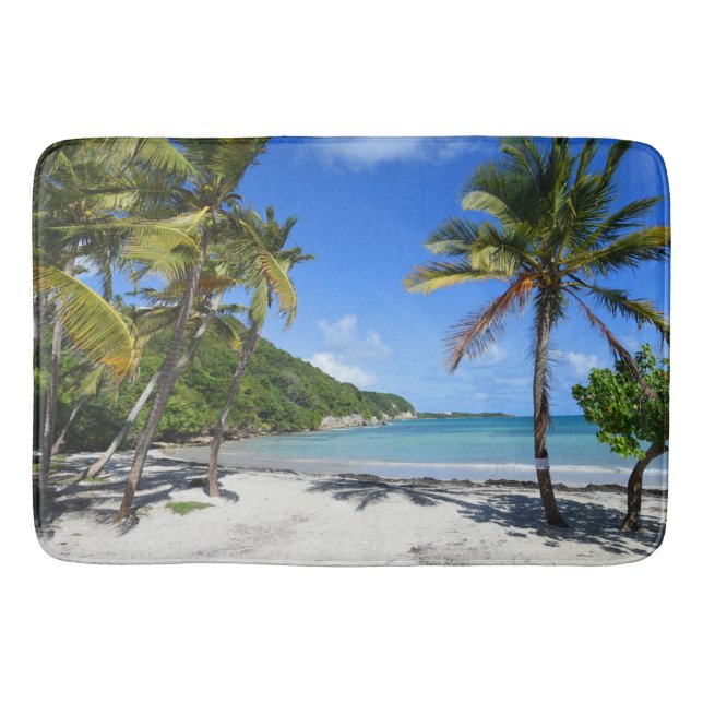 Tapis De Bain plage de guadeloupe (Devant)