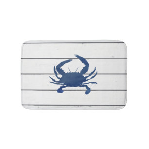 Tapis De Bain Plage de navets de crabe bleu