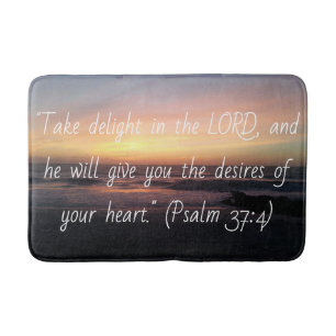 Tapis De Bain Plage Sunset Photo Psaume d'impression 37 Inspirat