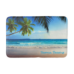 Tapis De Bain Plage tropicale de paradis