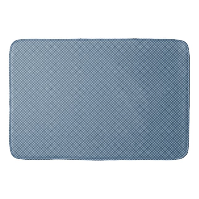 Tapis De Bain Plaid bleu (Devant)