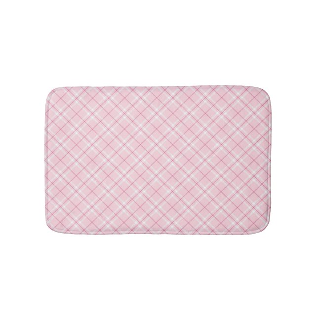 Tapis De Bain Plaid rose-clair (Devant)