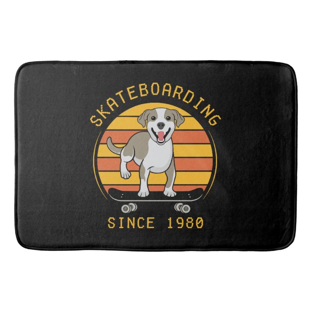 Tapis De Bain Planche à roulettes depuis 1980 (Devant)