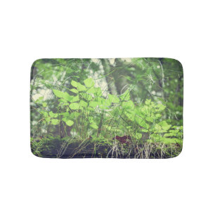 Tapis De Bain Plancher forestier Vert Plantes Nature