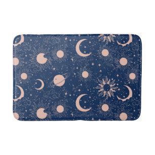 Tapis De Bain Planètes et étoiles Motif